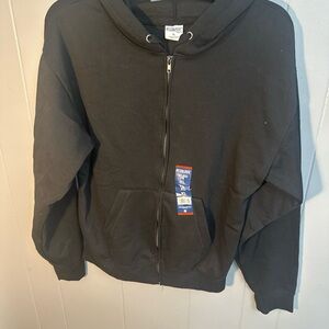 Wrangler Black Full-Zip Hoodie - Men's